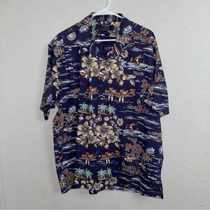 Polo Ralph Lauren Polo Sport Ralph Lauren Mens
XL Shirt Aloha Hula vintage